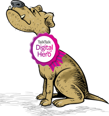 TalkTalk hero badge